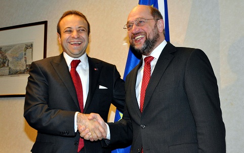 Sosyalist Grup Başkanı Martin Schulz ile görüşme 