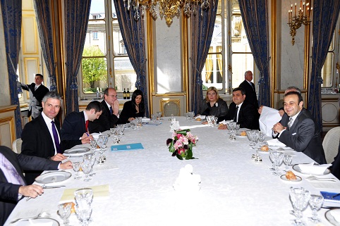 Egemen Bağış'ın Fransız AB İşleri Bakanı ile Görüşmesi
