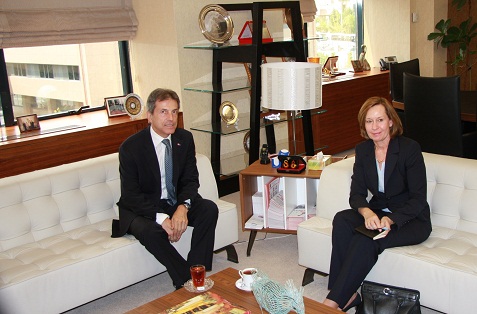 Ambassador Haluk Ilıcak and Ambassador Arlette Conzemius