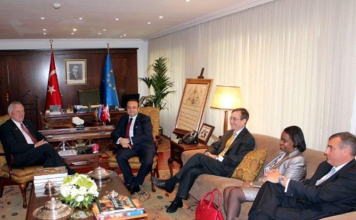 Egemen Bağış’ın Macaristan Büyükelçisi, ABD Georgia Eyaleti Valisi ve Avusturya Büyükelçisini Kabulü