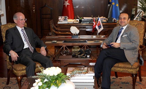 Egemen Bağış and Thomas Russell Egemen Bağış and Thomas Russell