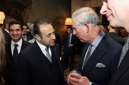Egemen Bağış and Prince Charles