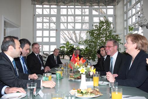 Egemen Bağış, Angela Merkel