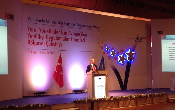 Yerel Yönetimler İçin Avrupa’dan Yenilikçi Uygulamalar Transferi Bölgesel Çalıştayı 31 Ekim 2013’te İstanbul’da Gerçekleştirildi