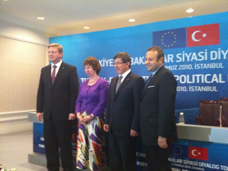 Egemen Bağış attended the TurkeyEuropean Union (EU) Ministerial