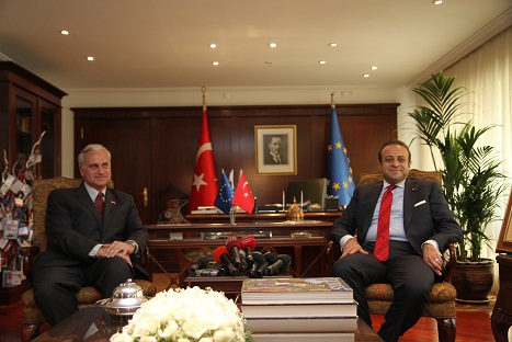 Francis Ricciardone ve Egemen Bağış