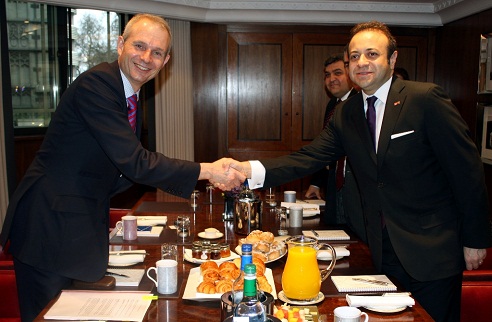 Egemen Bağıþ Meets with David Lidington