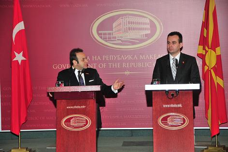 Makedonya'nın Avrupa İşlerinden Sorumlu Başbakan Yardımcısı Vasko Naumoski ile Görüşme