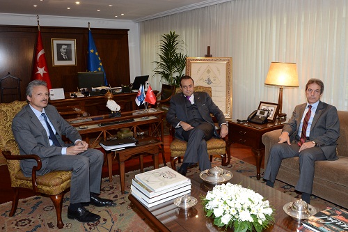 Pol De Vitte, Egemen Bağış ve Haluk Ilıcak Pol De Vitte, Egemen Bağış ve Haluk Ilıcak