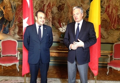 Egemen Bağış and Didier Reynder Egemen Bağış and Didier Reynder