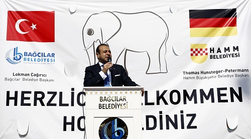 Bağcılar Belediyesi'ne Hediye Edilen Anıtın Açılış Töreni