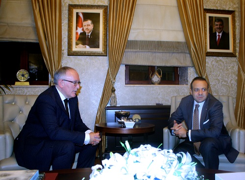 Egemen Bağış ve Frans Timmermans Egemen Bağış ve Frans Timmermans