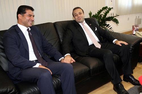 Hüseyin Özgörgün and Egemen Bağış Hüseyin Özgörgün and Egemen Bağış