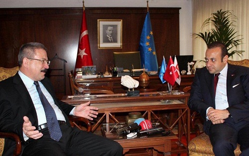 Istvan Szabo ve Egemen Bağış Istvan Szabo ve Egemen Bağış