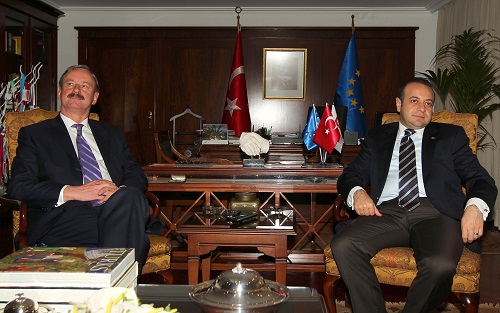 Siim Kaas and Egemen Bağış Siim Kaas and Egemen Bağış