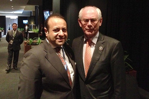 Egemen Bağış ve Herman Van Rompuy 