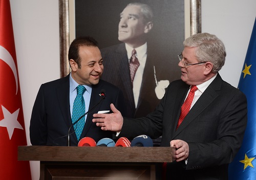Egemen Bağış and Eamon Gilmore